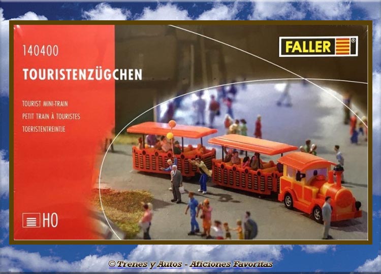 Caja modelo Tren visita ferial